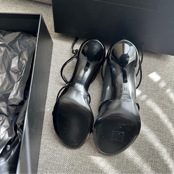 Saint Laurent Patent Leather Cassandra Heels - Picture 10 of 10